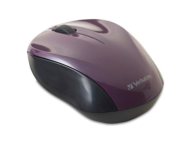 Verbatim Nano Wireless Notebook Optical Mouse Purple