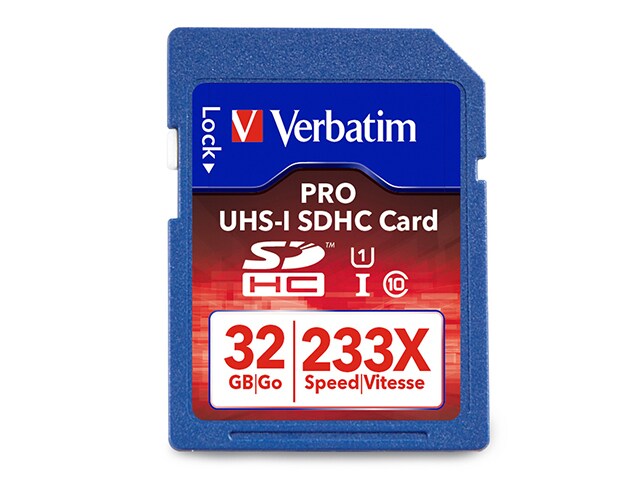 Verbatim 16GB PRO 233X SDHC UHS 1 Memory Card