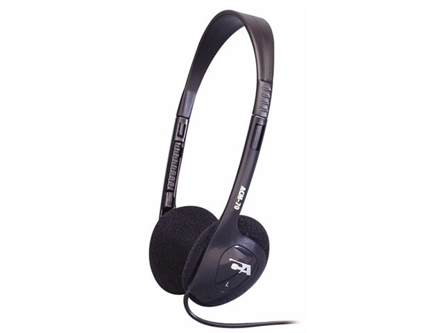 Cyber Acoustics Black Stereo Headphones