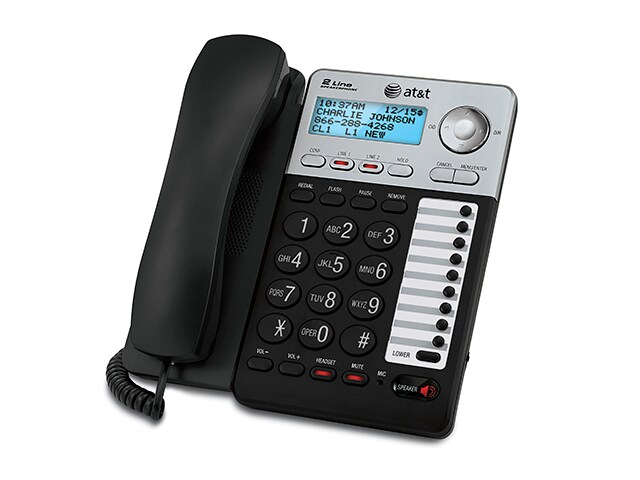 AT T ML17929 2 Line Corded Phone