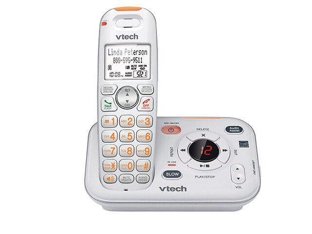 VTech SN6127 CareLine Cordless Phone Answering System White