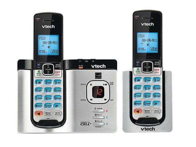 VTech DS6621 2 2 Handset Connect to Cell Bluetooth Answering System