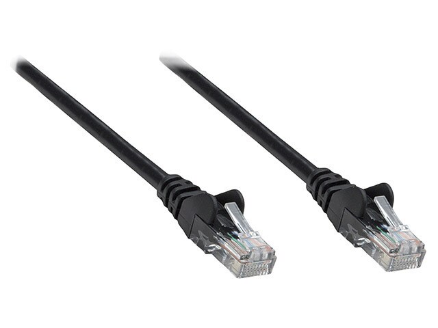 Intellinet 1.0m 3 CAT5e UTP Patch Network Cable Black