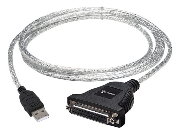 Manhattan 1.8m USB to Female DB25 Parallel Printer Converter Cable