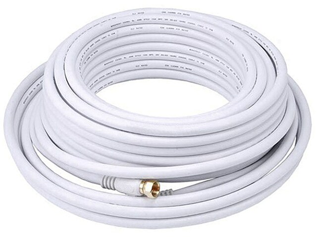 Digiwave RG621050WF RG6 15m 50ft Coaxial Cable White