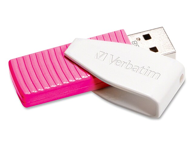 Verbatim Swivel 16GB USB 2.0 Flash Drive Hot Pink
