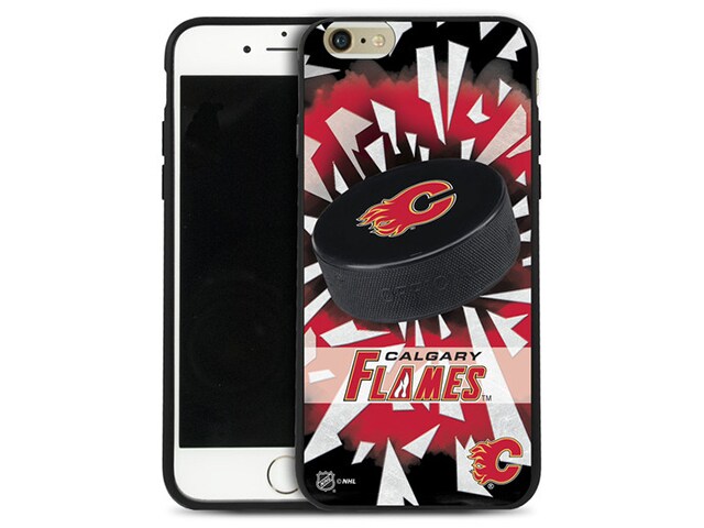 NHLÂ® iPhone 6 6s Limited Edition Puck Shatter Cover Calgary Flames