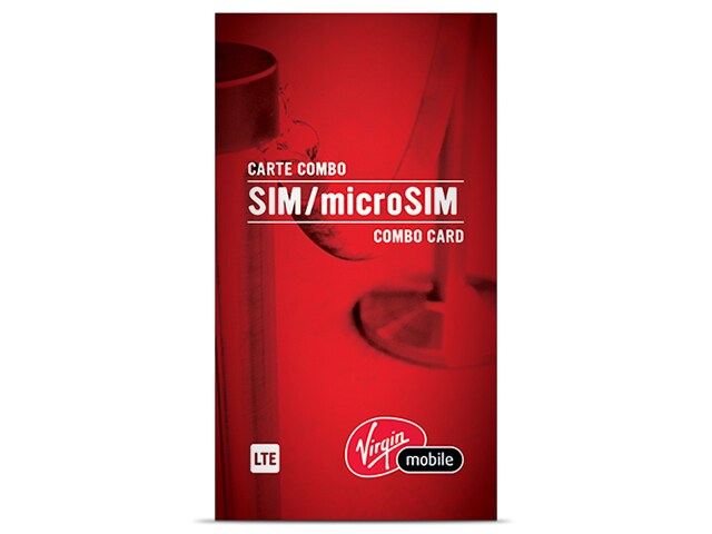 Virgin Mobile LTE Combo SIM Card