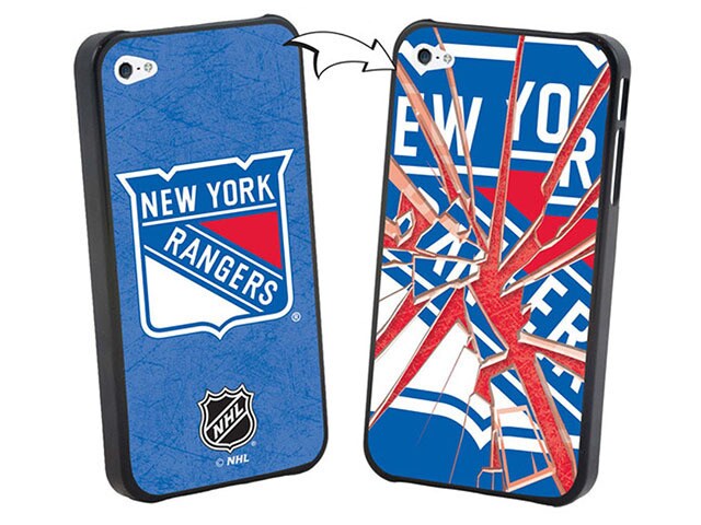 NHLÂ® iPhone 5 5s Limited Edition Broken Glass Case New York Rangers