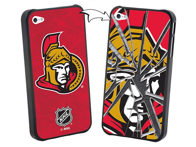 NHLÂ® iPhone 5 5s Limited Edition Broken Glass Case Ottawa Senators