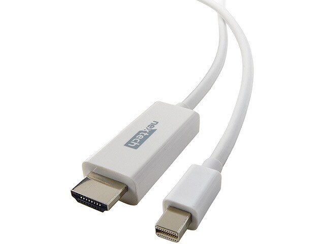 Nexxtech 1.8m 6 Mini DisplayPort to HDMI Cable White