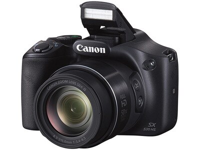Canon PowerShot SX530 HS 16MP Camera - Black