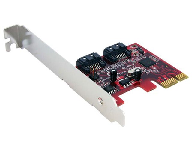 StarTech PEXSAT32 2 Port SATA 6 Gbps PCI Express Controller Card