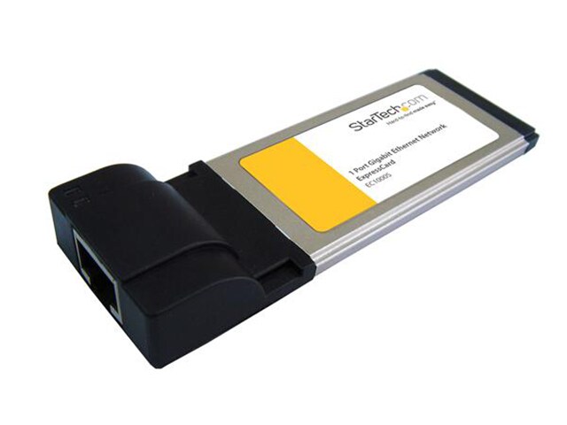 StarTech EC1000S 1 Port ExpressCard Gigabit Laptop Ethernet NIC Network Adapter Card