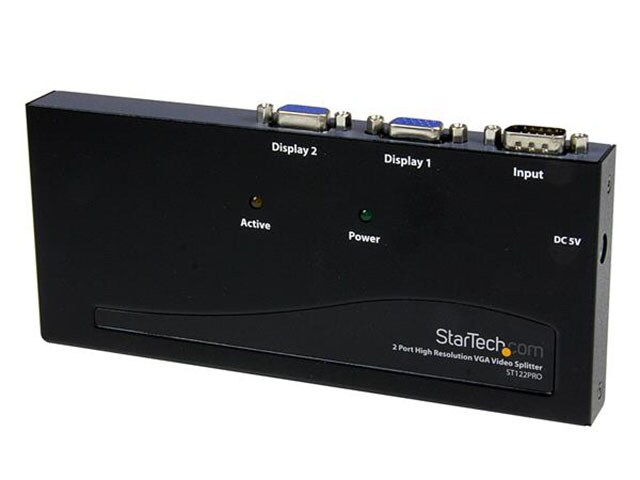 StarTech ST122PRO 2 Port High Resolution VGA Video Splitter