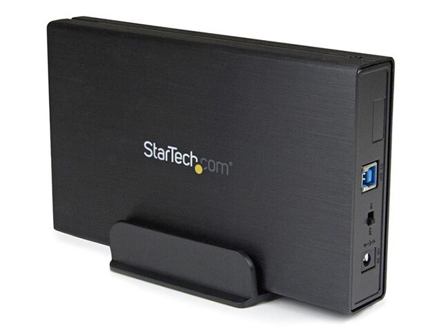 StarTech S3510BMU33 USB 3.0 to 3.5 quot; SATA III Hard Drive Enclosure Portable External HDD Black