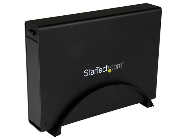 StarTech S3510BMU33T USB 3.0 Trayless External 3.5 quot; SATA III HDD Enclosure with UASP for SATA 6 Gbps Black
