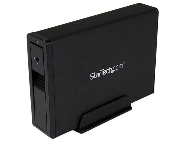 StarTech S3510BMU33ET USB 3.0 eSATA Hard Drive Enclosure Trayless 3.5 quot; SATA III HDD Enclosure SATA 6 Gbps Black