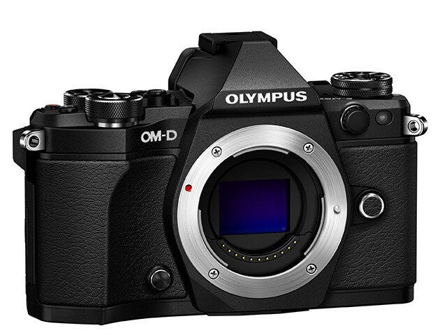 Olympus V207040BU000 OMD E M5 Mark II 16MP CMOS Digital Camera Black Body