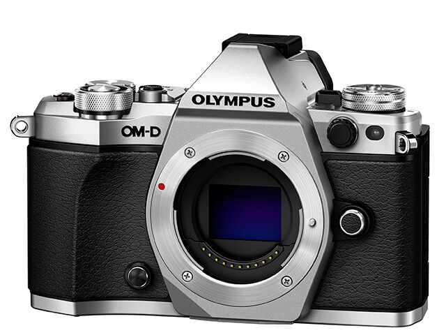 Olympus V207040SU000 OMD E M5 Mark II 16MP CMOS Digital Camera Silver Body