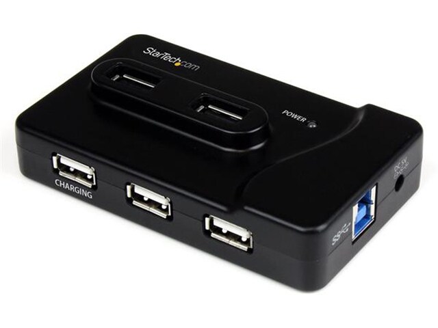StarTech ST7320USBC 6 Port USB 3.0 USB 2.0 Combo Hub with 2A Charging Port 2x USB 3.0 4x USB 2.0