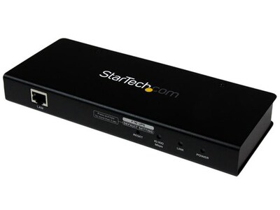StarTech SV1108IPEXT 1 Port USB PS 2 Server Remote Control IP KVM Switch with Virtual Media
