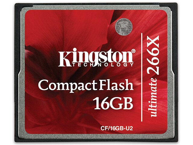 Kingston CF16GBU2 16GB Ultimate CompactFlash 266x Card with Recovery Software