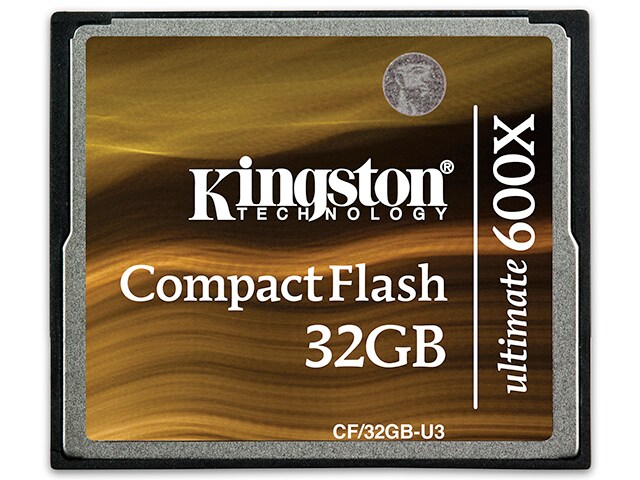 Kingston CF32GBU3 32GB Ultimate CompactFlash 600x Card with Recovery Software