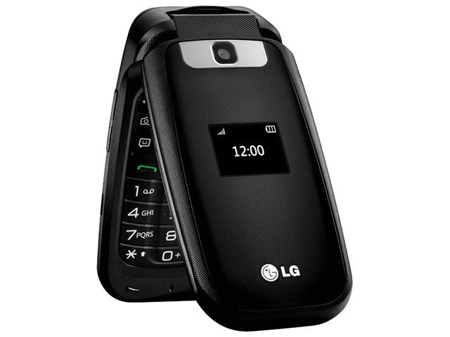 LG F4NR Flip Phone Black