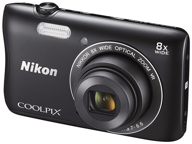 Nikon COOLPIX S3700 20.1MP Digital Camera Black