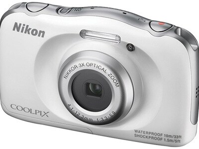 Nikon Coolpix S33 13.2MP Digital Camera - White