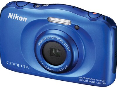 Nikon Coolpix S33 13.2MP Digital Camera - Blue