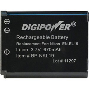 Digipower BPNKL19 Replacement Battery for Nikon EN-EL19