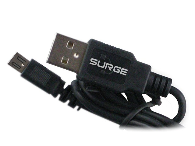 Surge 0.9m  Micro-USB Data Cable - Black