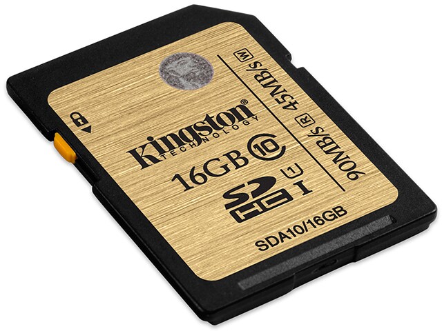 Kingston 16GB SDXC Class 10 UHS I 90R 45W Flash Card