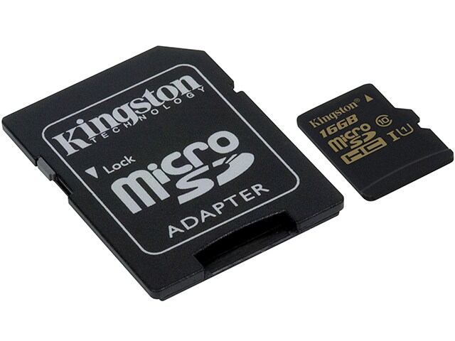 Kingston 16GB MicroSDHC Class 10 UHS I Card