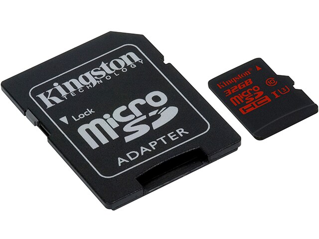 Kingston 32GB MicroSDHC Class 3 UHS I U3 Card