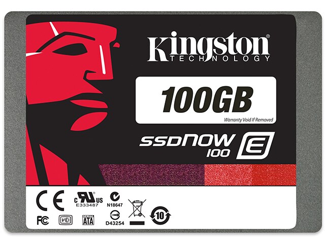 Kingston 100GB SSDNow E100 2.5 quot; Enterprise Class Solid State Drive
