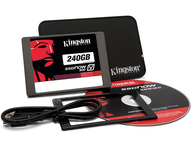Kingston 240GB SSDNow V300 Notebook Bundle Kit With Adapter