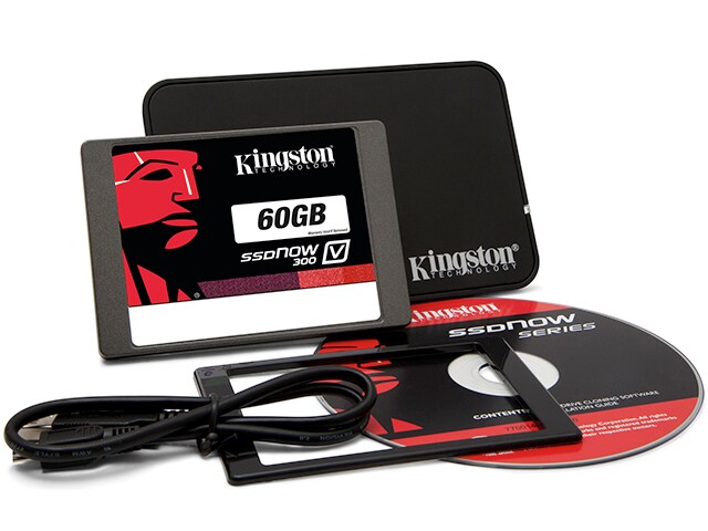 Kingston 60GB SSDNow V300 Notebook Bundle Kit With Adapter