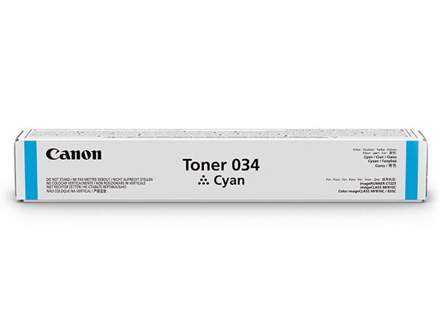 Canon 034 Toner Cartridge Cyan