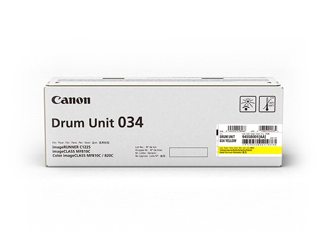 Canon 034 Drum Unit Yellow