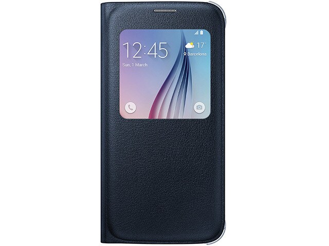 Samsung S View Flip Cover for Galaxy S6 Black Sapphire