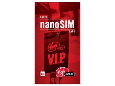 Carte SIM nano CCP LTE de Virgin Mobile