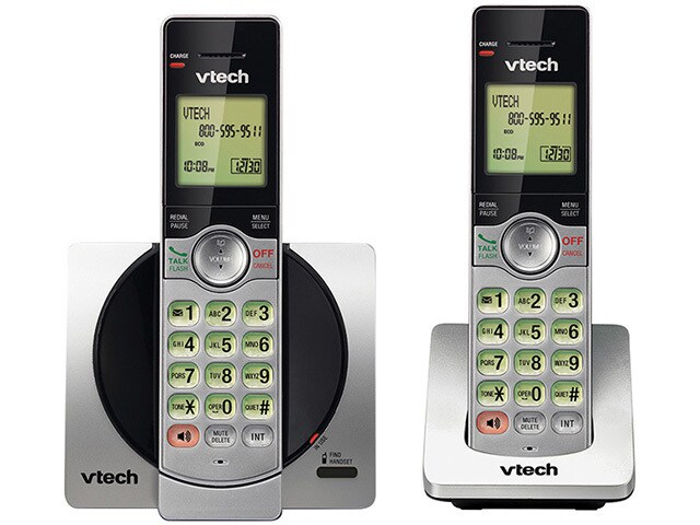 VTech CS6919 4 DECT 6.0 Cordless Phone with 4 Full Duplex Handsets Silver