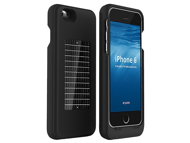EnerPlex Surfr Solar Battery Case for iPhone 6 6s Black