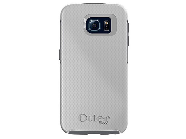 OtterBox Symmetry Series Case for Samsung Galaxy S6 White Grey Carbon Fiber
