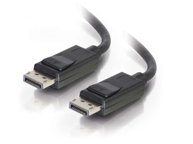 C2G 54400 0.9m 3 Male to Male DisplayPort Cable with Latches Black