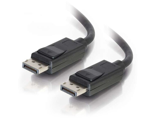 C2G 54402 3m 10â€™ Male to Male DisplayPort Cable with Latches Black