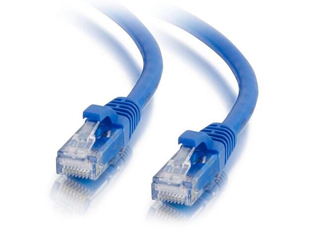C2G 00703 7.6m 25 CAT6A Snagless Unshielded UTP Network Patch Cable Blue